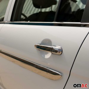 Hyundai Accent Door Handle Cover - Omac - H2 S.Steel - Gloss Silver - '06-'11